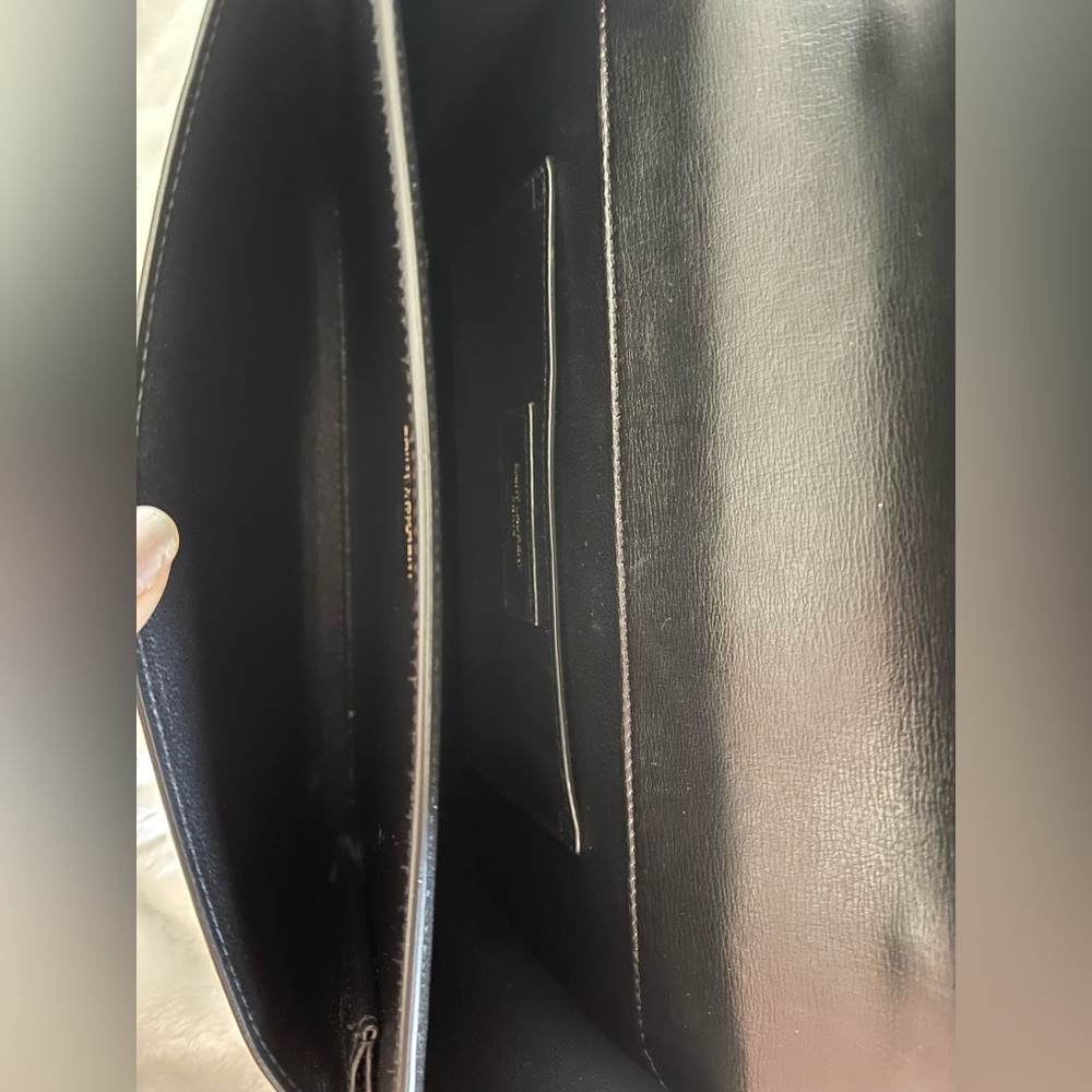 ⭐️Authentic Saint Laurent YSL Medium Sunset Top Handle Black and Gold Handbag ⭐️ - Picture 7 of 15